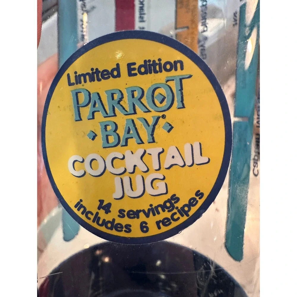 Captain Morgan‎ Parrot Bay Limited Edition Cocktail Jug Dispenser with Recipes